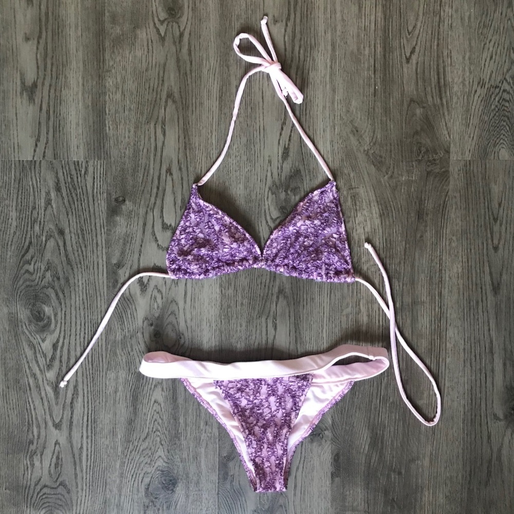 Beach Bunny Vintage Purple Bikini Set🦋